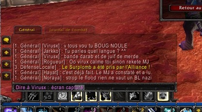 Le dénommé Virusx dans WOW Le dénommé Virusx dans WOW